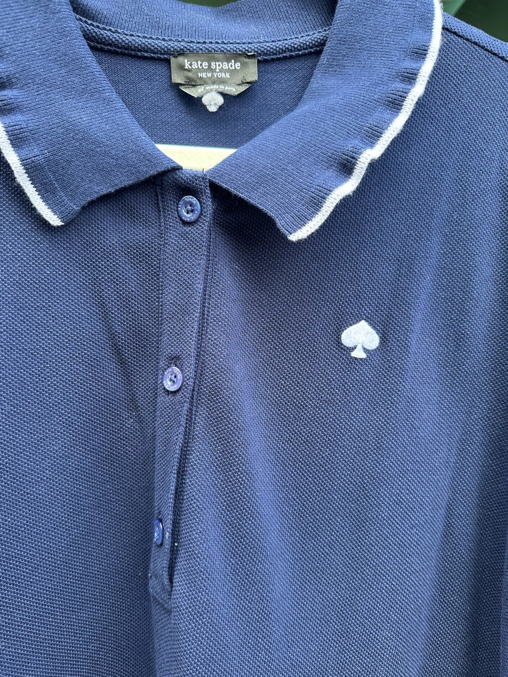 KATE SPADE POLO RUFFLE DRESS (Size XL) - Picture 3 of 6